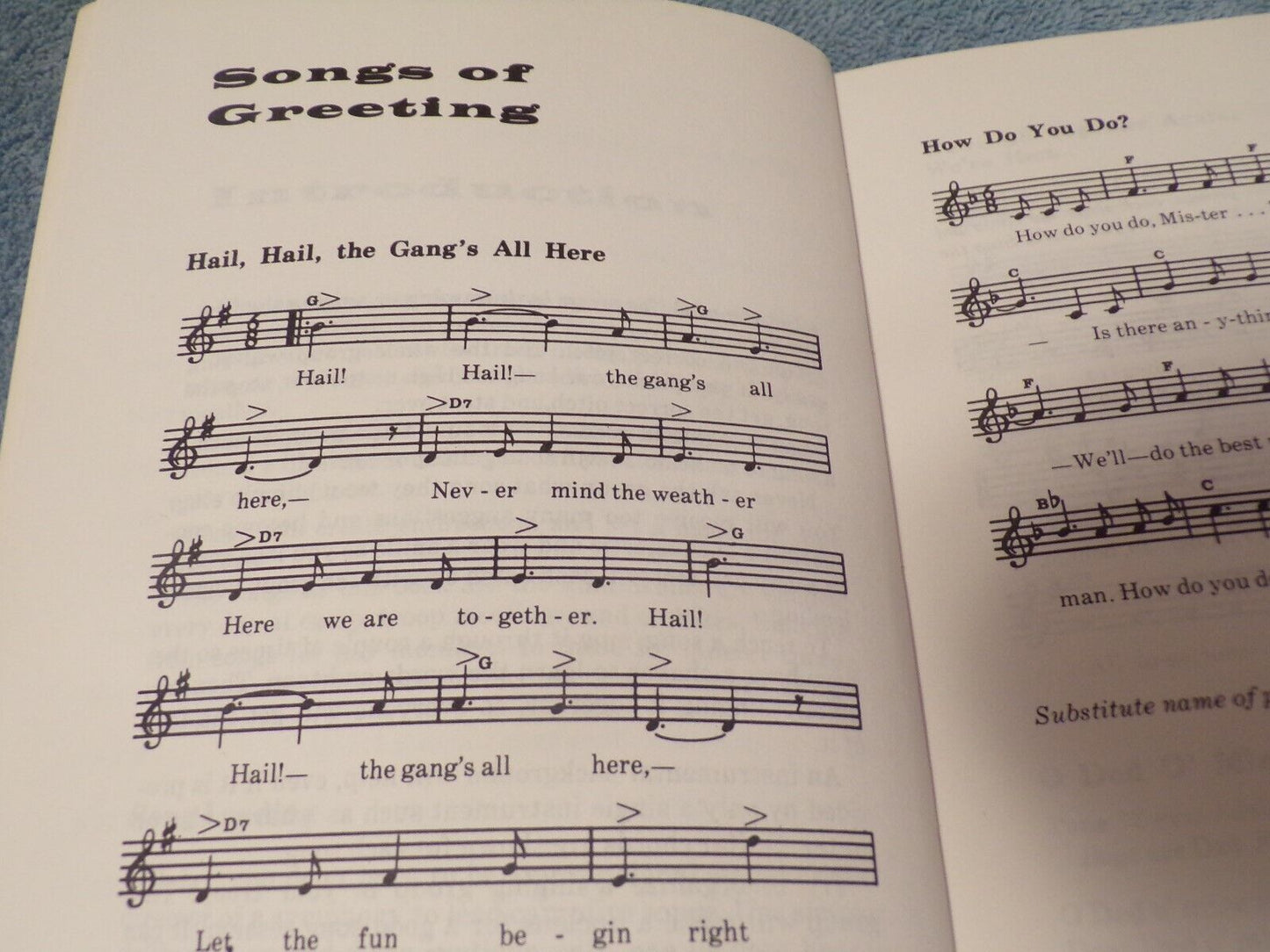 Boy Scout Songbook 1982 Printing