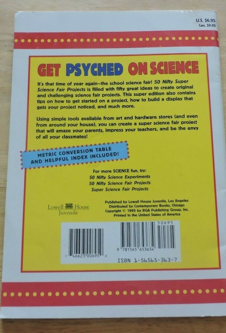 50 Nifty Super Science Fair Projects