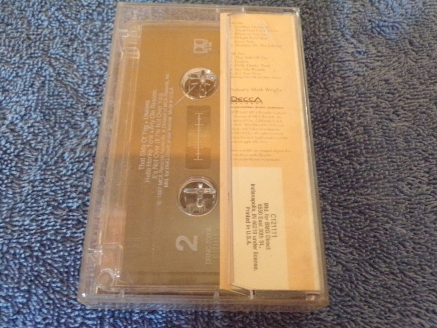 Mark Chesnutt - Thank God for Believers Music Cassette Tape