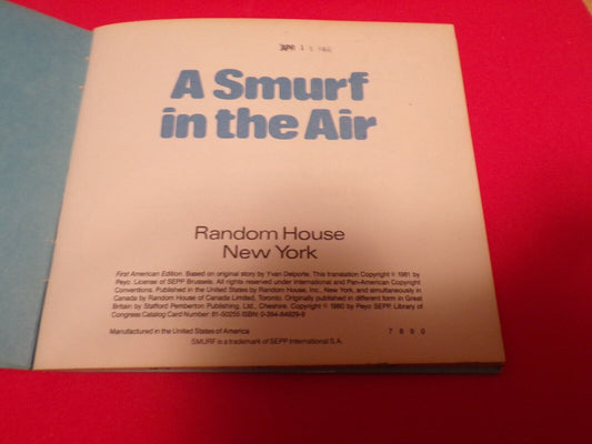 A Smurf In The Air