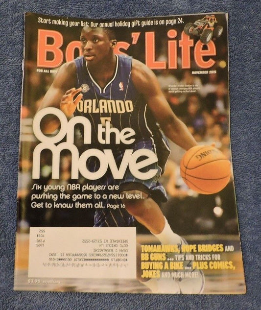 Boy's Life November 2015 Issue Features: Sports/Basketball