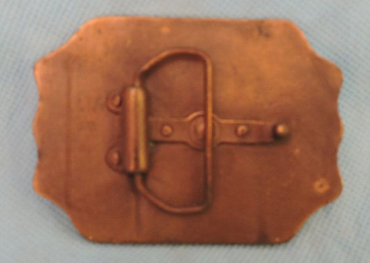 AMERICAN EXPRESS WELLS BUTTERFIELD CO. BRASS BELT BUCKLE