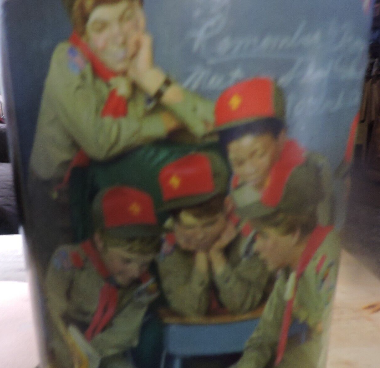 BOY SCOUT POPCORN "PATROL LEADER TIN" JOSEPH CSATARI (EMPTY)