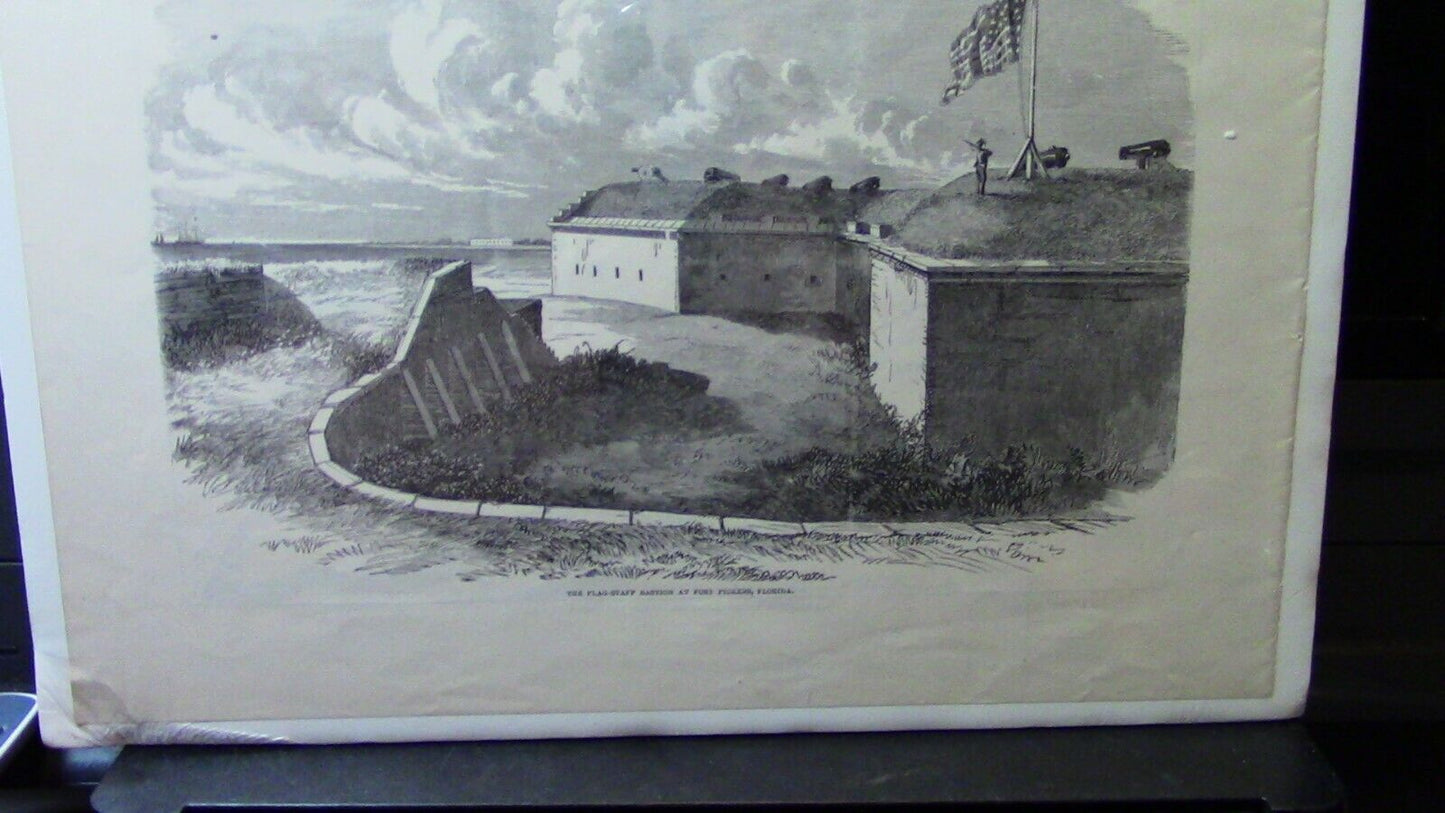 Original Print (B&W): Harpers Pictoral History of the Civil War (1861)