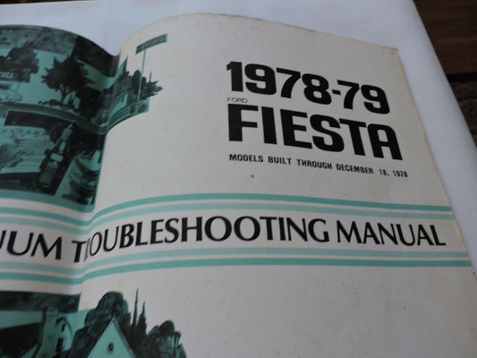 1978 FORD FIESTA DO IT YOURSELF SERVICE GUIDE 1977