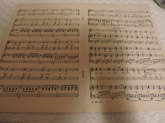 Jacob's Ladder - A Spiritual Arranged by Roger C. Wilson 1949 (Piano Part)