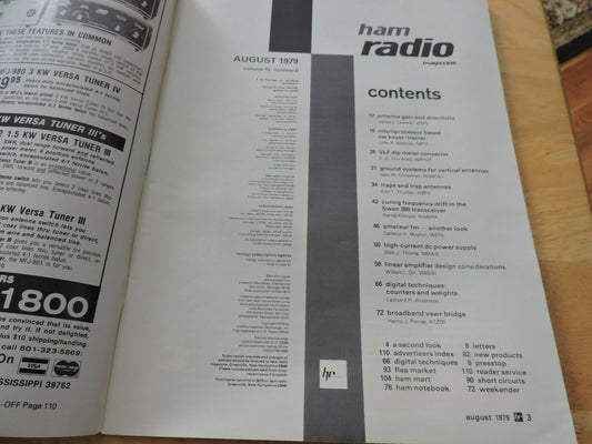 HAM RADIO MAGAZINE AUGUST 1979