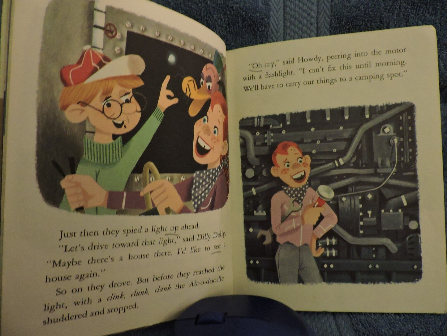 Little Golden Book HOWDY DOODYS LUCKY TRIP-1953