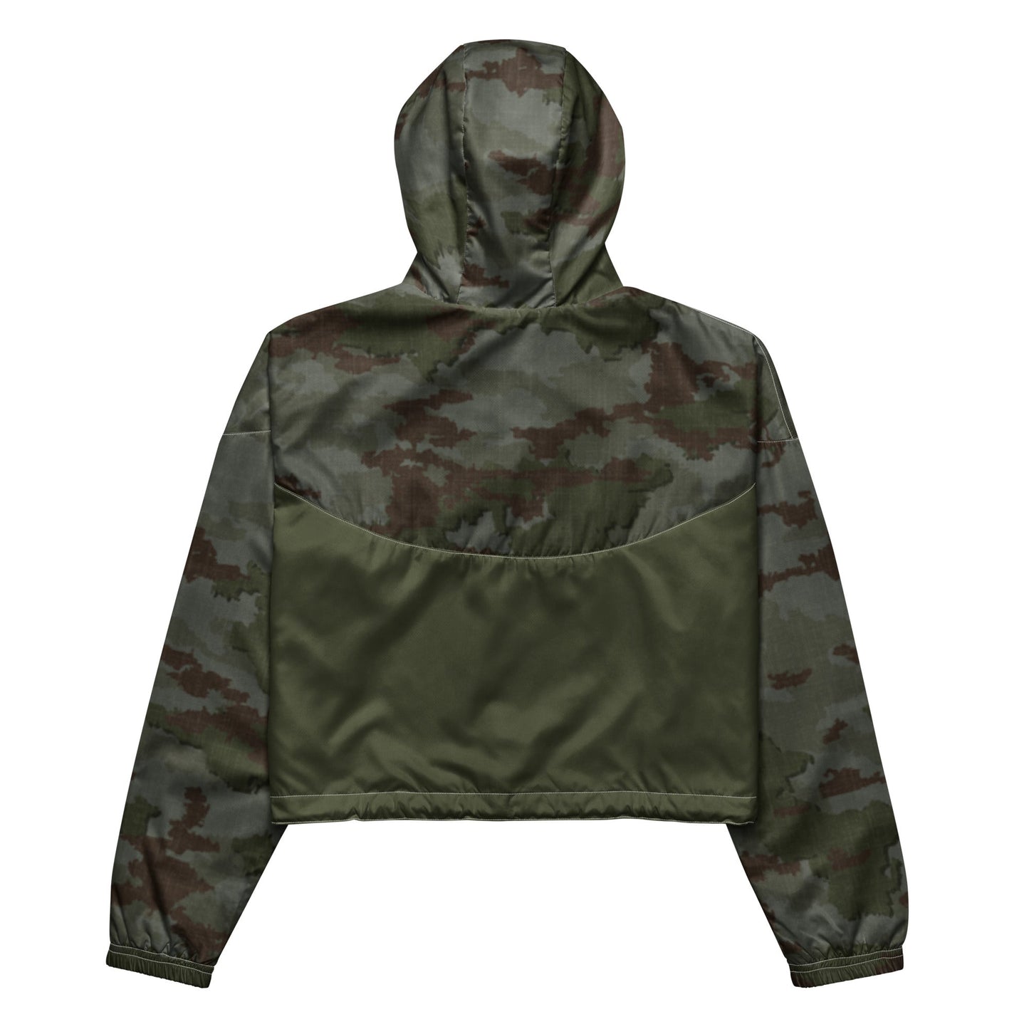 Athleisure Cropped Windbreaker | TerraVerde Camo