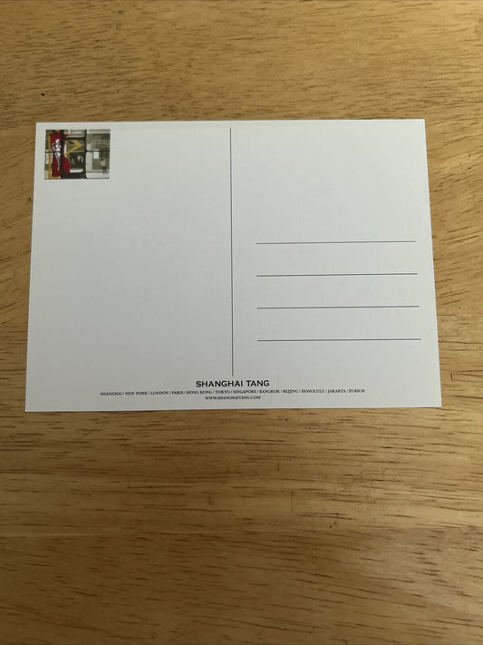 Shanghai Tang Postcard (Chinese Graffiti)