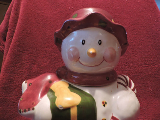 SNOWMAN COOKIE JAR