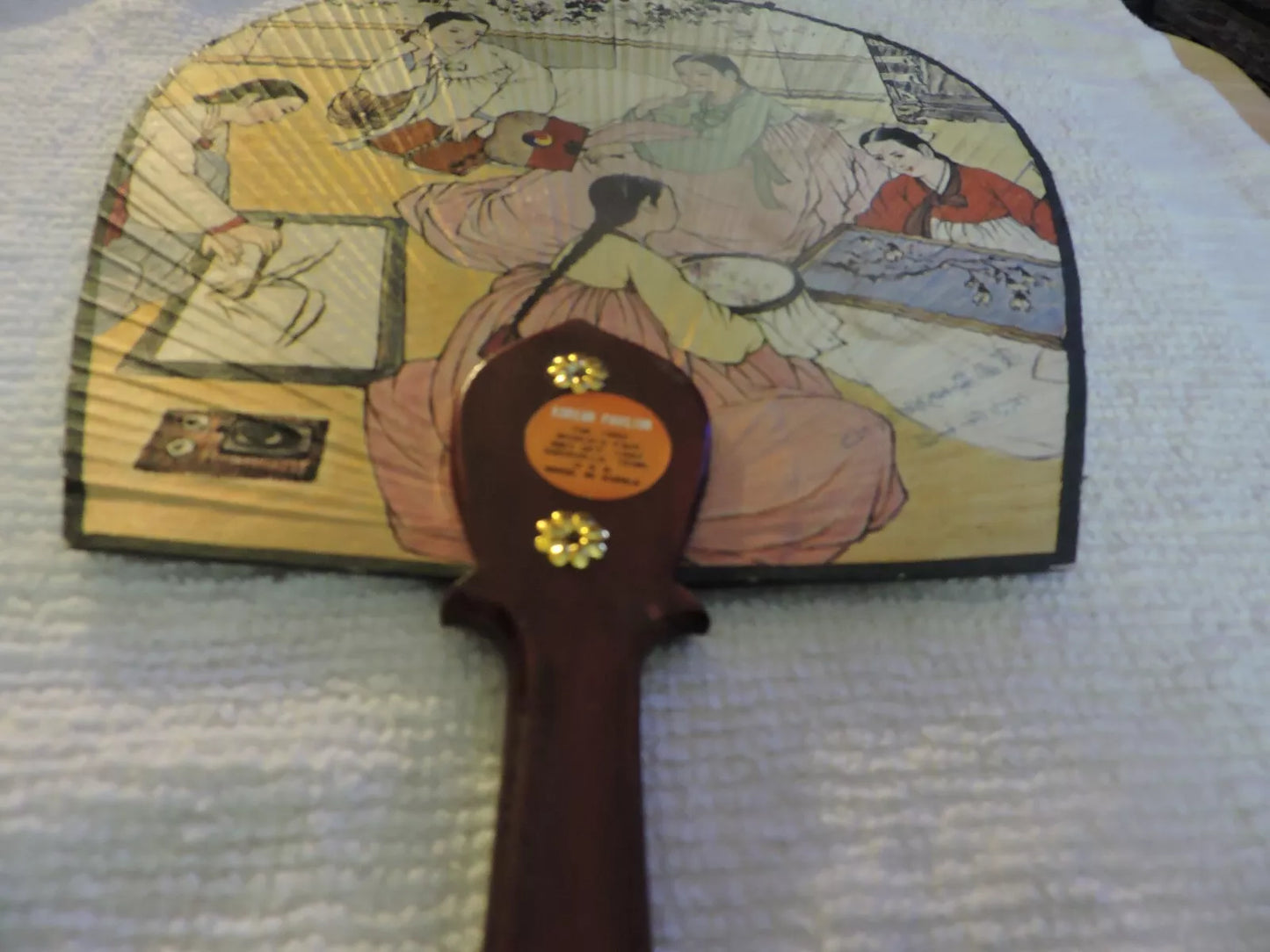 KOREAN PAVILION 1982 WORLD'S FAIR TENNESSE SOUVENIR FAN