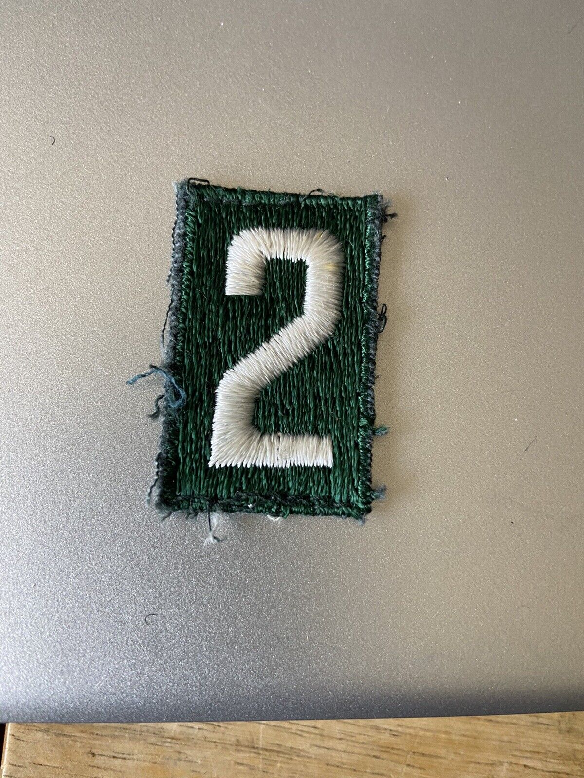 Official Girlscout Uniform Unit Number (2) Patch