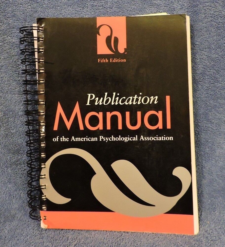 Publication Manual of the American Psychological Association (Spiral)