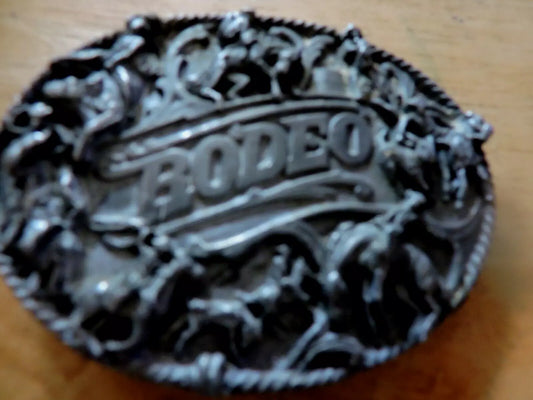 SISKIYOU RODEO BELT BUCKLE 3.5X3 INCHES