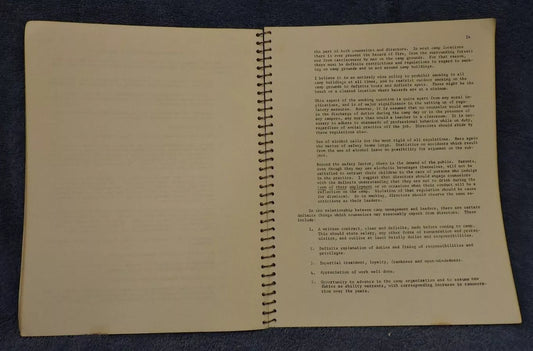 Camping Administration Leadership Program (Joy Camps, Hazelhurst Wisconsin)