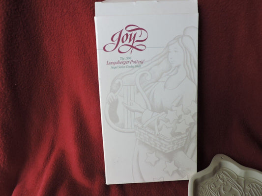 LONGABERGER POTTERY--COOKIE MOLDS--JOY--1996