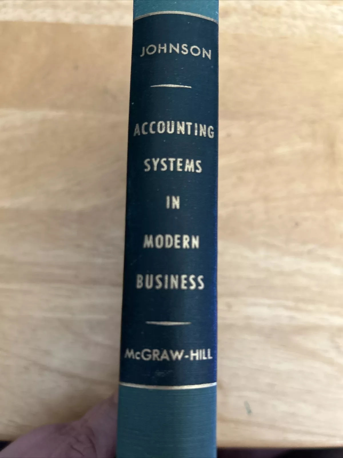 McGraw-Hill Accounting Systems In Modern Business ELDRED A. JOHNSON, 1959