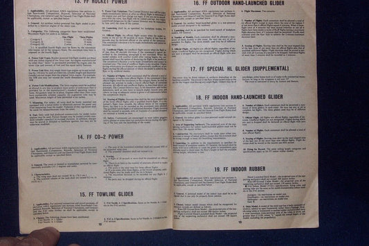 Official Model Aircraft Regulations 1982-1983 Version