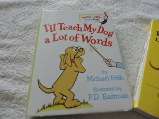 SET OF TWO BRIGHT AND EARLY BOOKS: BIG DOG...LITTLE DOG & I'LL TEACH MY DOG A LO