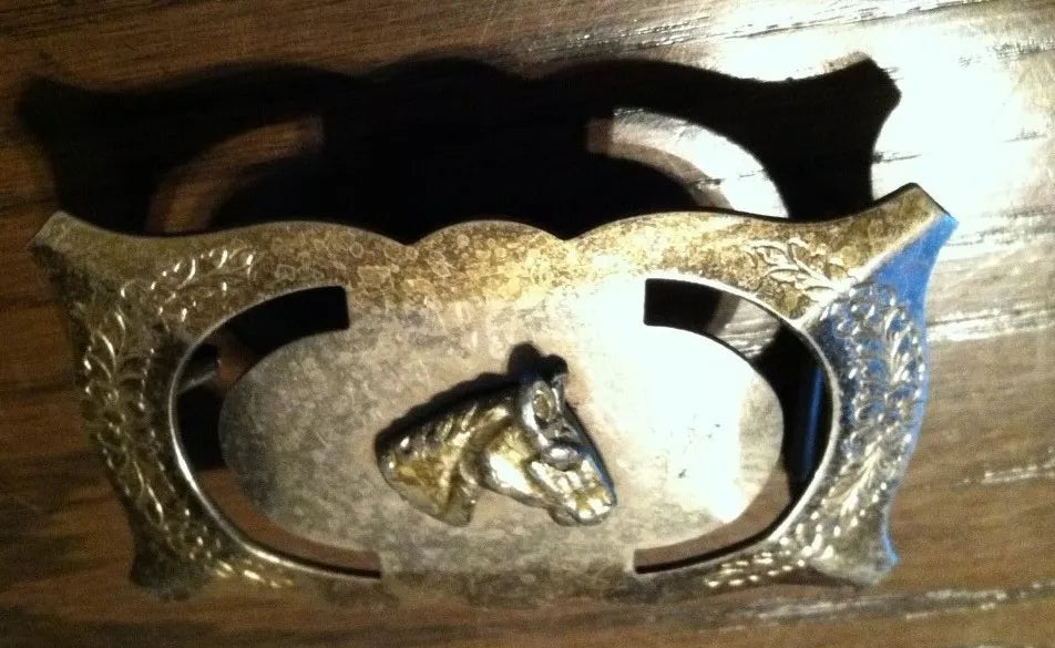 BELT BUCKLE: HORSE HEAD