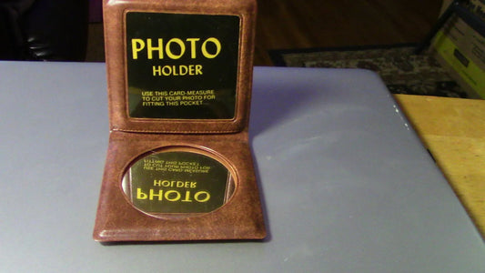 Portable Vinyl Photo Holder with Mirror (3