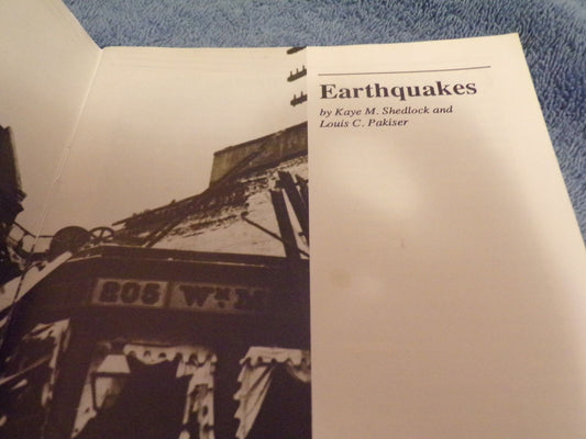 USGS Earthquakes Informational Pamphlet-1999 Printing