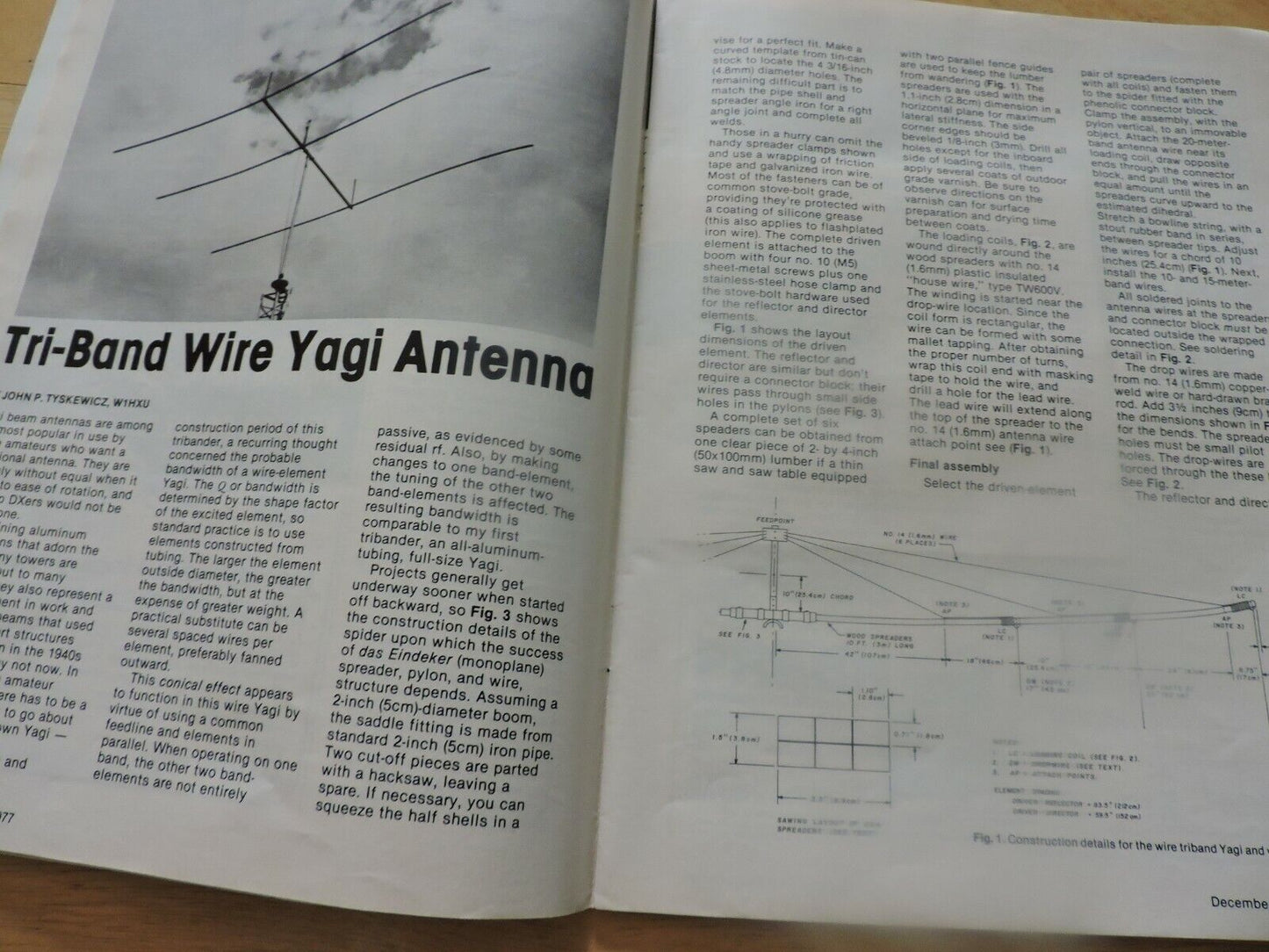 HAM RADIO HORIZONS--CERTIFICATES AND AWARDS 1977