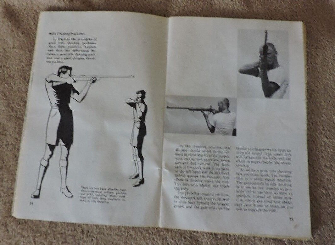 Boy Scout Merit Badge "Rifle and Shotgun Shooting" Pamphlet 1977 Printing