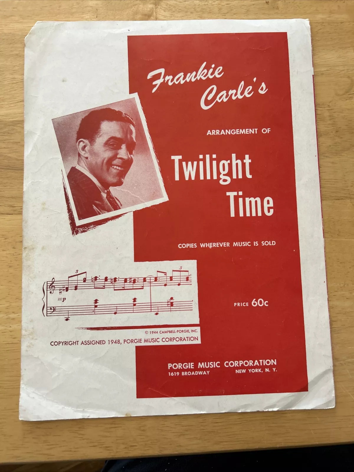 Love Is A Beautiful Thing Sheet Music 1949