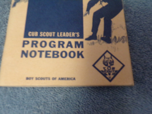 1963-1964 Cub Scout Leader's Program Notebook