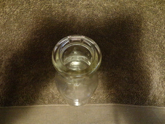 DOUGLAS MILK BOTTLE NUMBERED 9 AND 55-NO LID