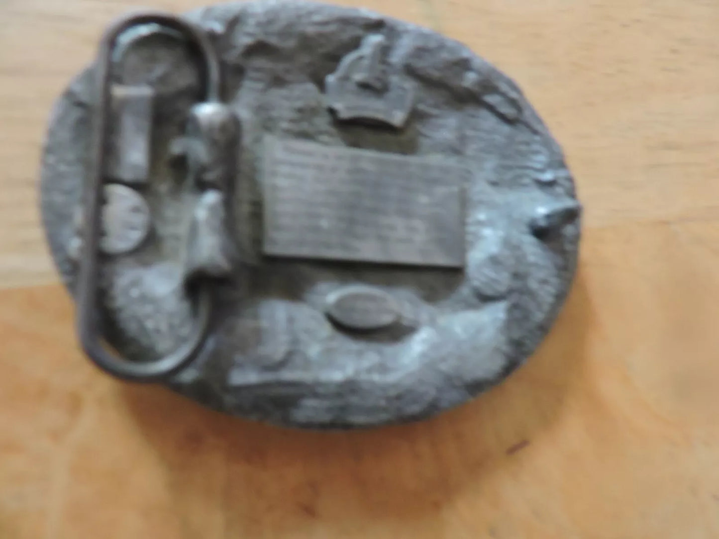 SISKIYOU RODEO BELT BUCKLE 3.5X3 INCHES