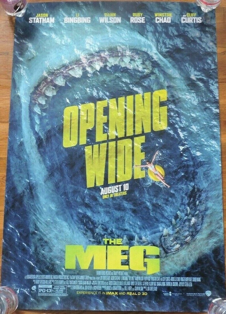 THE MEG - ONE SHEET MOVIE POSTER 27x39