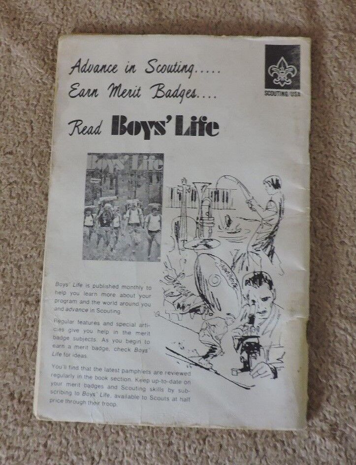 Boy Scout Merit Badge "Rifle and Shotgun Shooting" Pamphlet 1977 Printing
