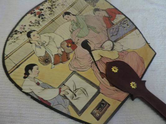 KOREAN PAVILION 1982 WORLD'S FAIR TENNESSE SOUVENIR FAN