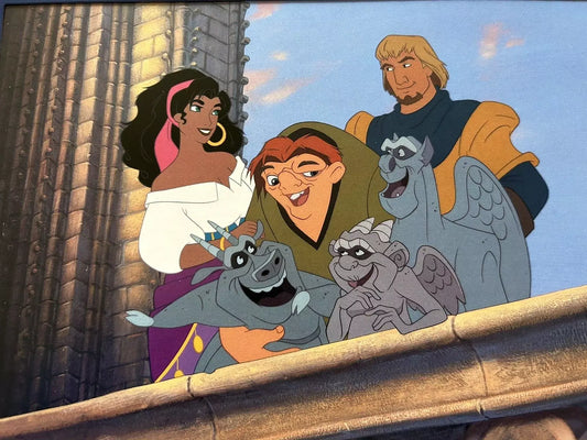 DISNEY'S THE HUNCHBACK OF NOTRE DAME COMEMORATIVE LITHOGRAPH 14 X 11 INCHES-1997