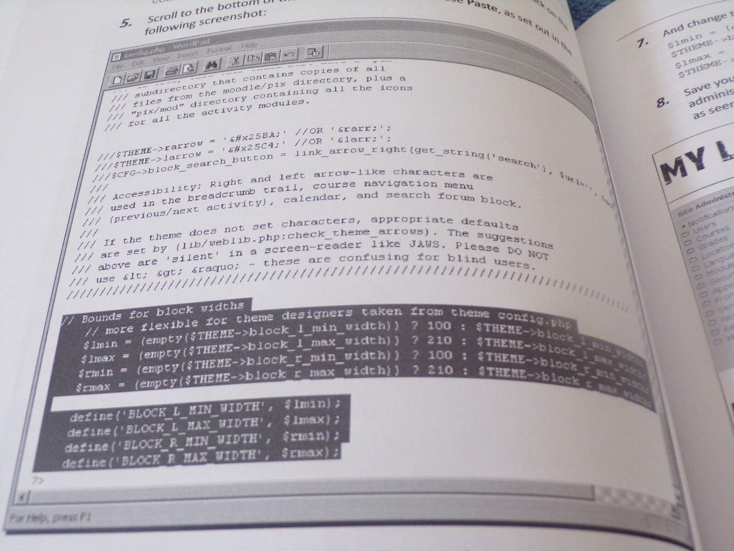 Moodle 1.9 Theme Design Book (HTML, CSS)