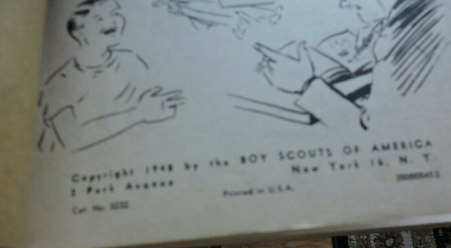 LION CUB SCOUT BOOK--1948 PRINTING
