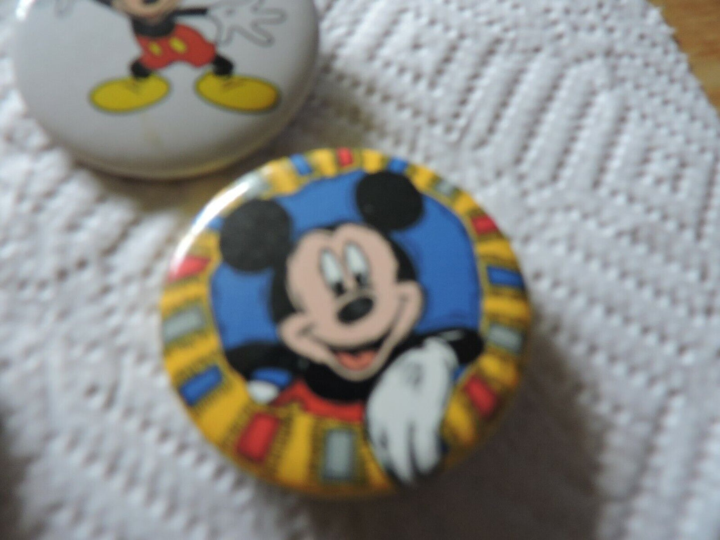SET OF FOUR MICKEY MOUSE  1.75 INCH PIN