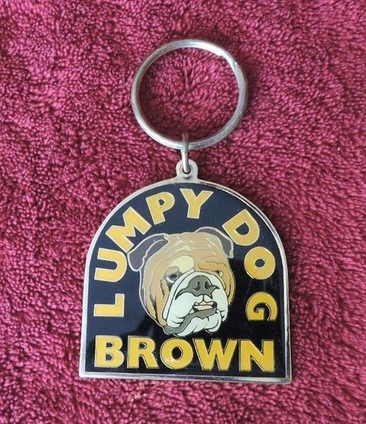 Brown Lumpy Dog Key Chain