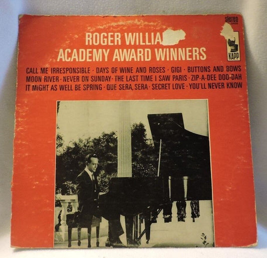 Vintage (1964) Roger Williams Academy Award Winners Vinyl Album 33 1/3 RPM