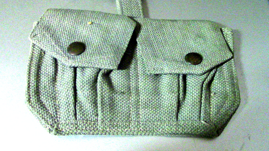 WWII Belgium Military Double Ammo Pouch