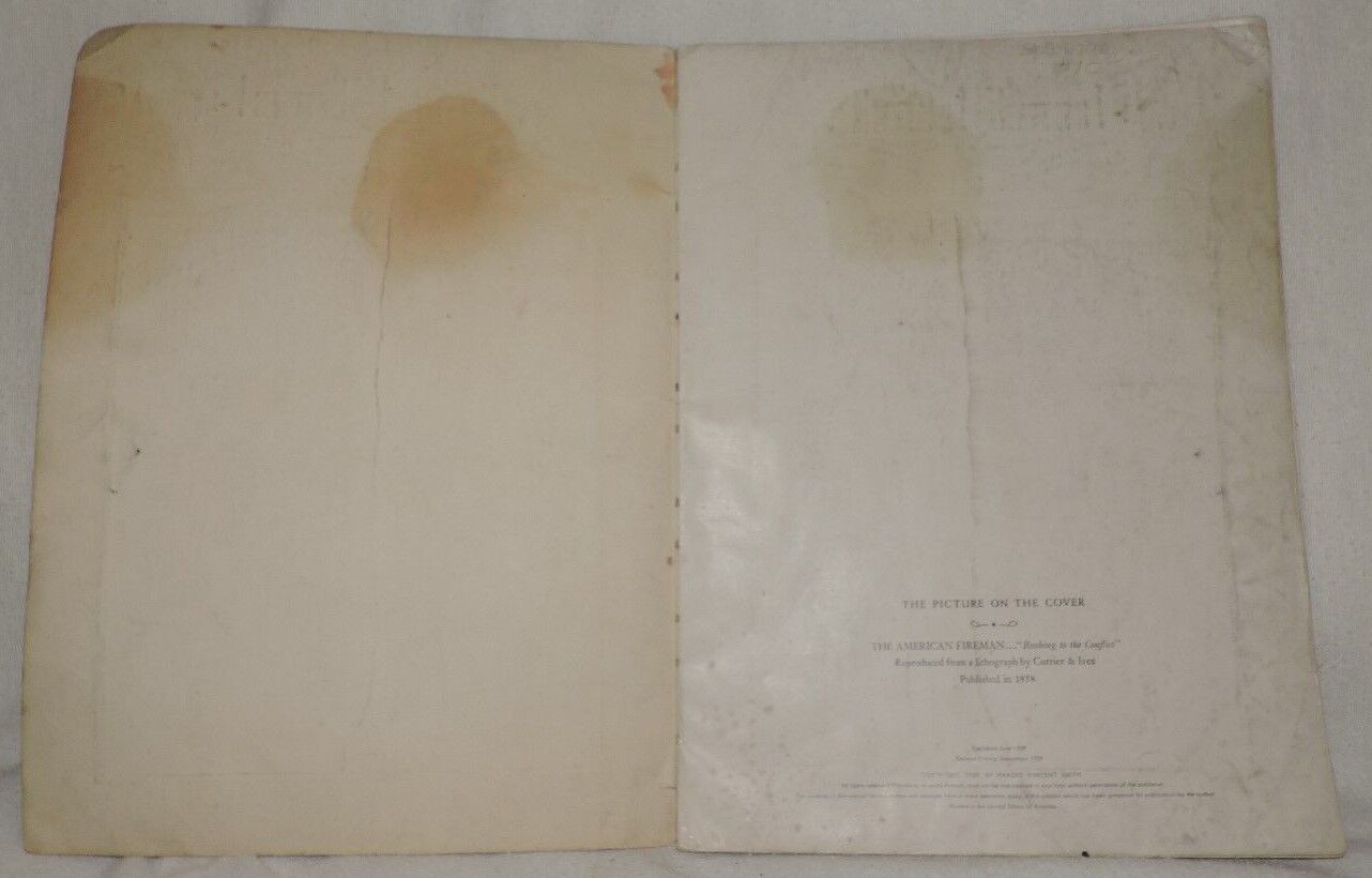 Vintage (1939) Book "Enjine! Enjine!" A Story of Fire Protection