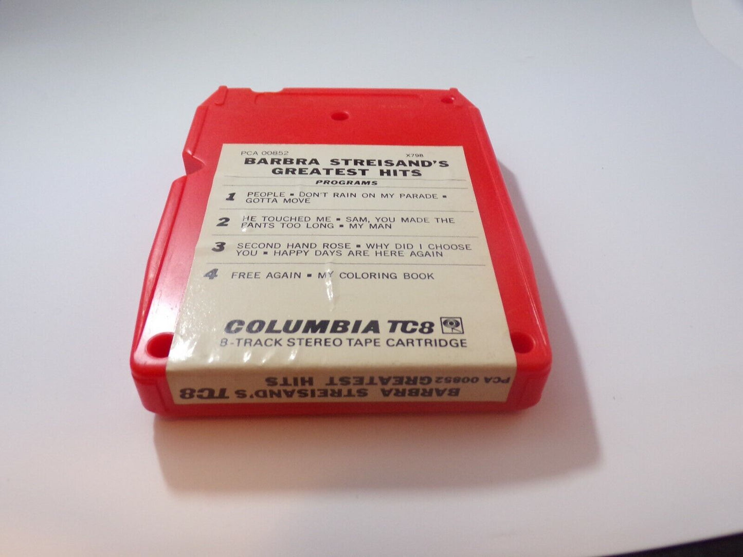 Barbra Steisand's Greatest Hits Vintage 8-Track Tape