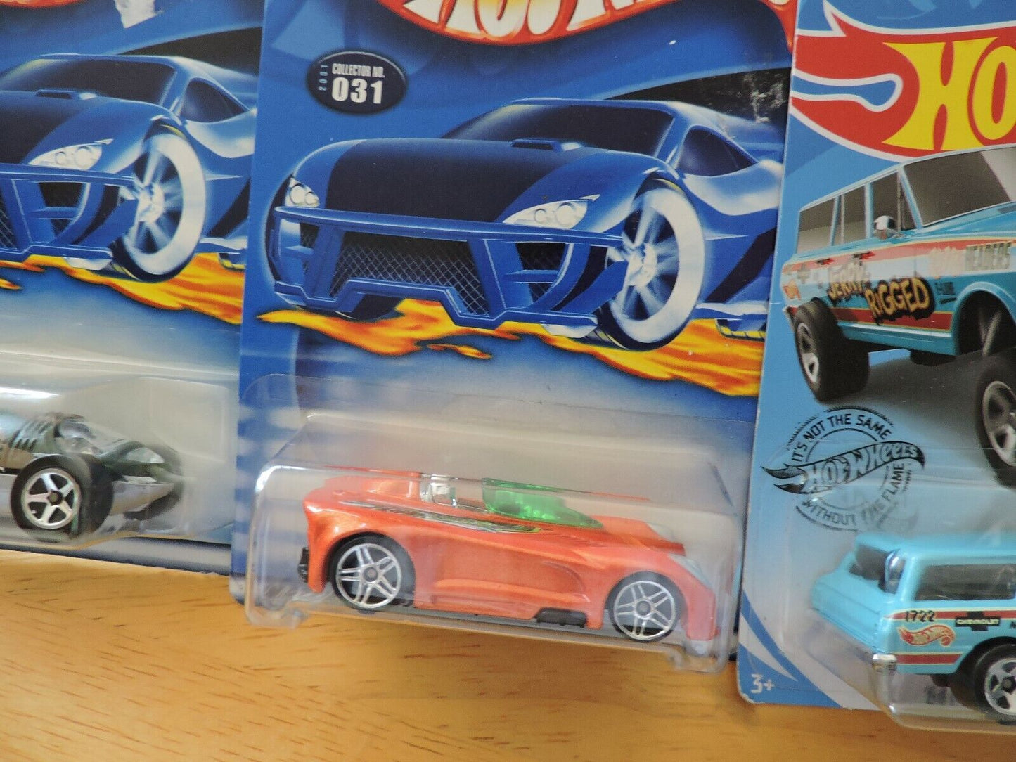 HOT WHEELS--SET OF 3--# 031, 066,  & 2019 '64 NOVA WAGON GASSER