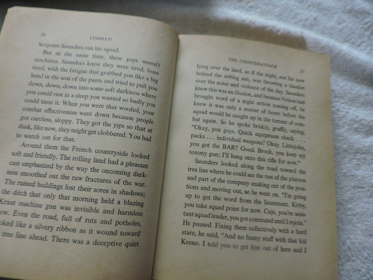 VINTAGE;   Combat The Counterattack Book  1964