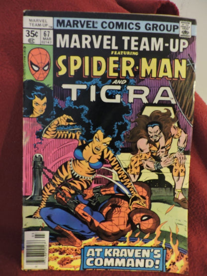 Spider-Man and Tigra Comic BookÂ  #67 1978 Marvel Team-Up