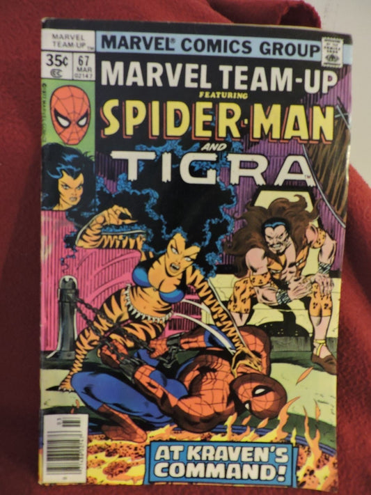 Spider-Man and Tigra Comic BookÂ  #67 1978 Marvel Team-Up