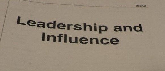FEMA Course: "Leadership and Influence" Guidebook"